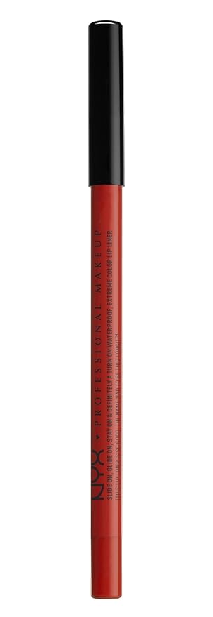 NYX PROFESSIONAL MAKEUP Slide On Lip Pencil, Lip Liner - Summer Tease (Bright Orange)