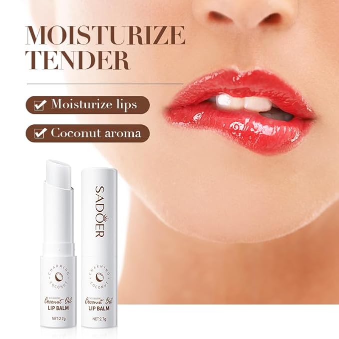 SADOER Coconut Oil Natural Moisturizing Lip