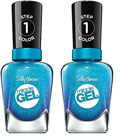 Sally Hansen Miracle Gel Nail Polish, Shade Flash-ionista #649 (Pack of 2)