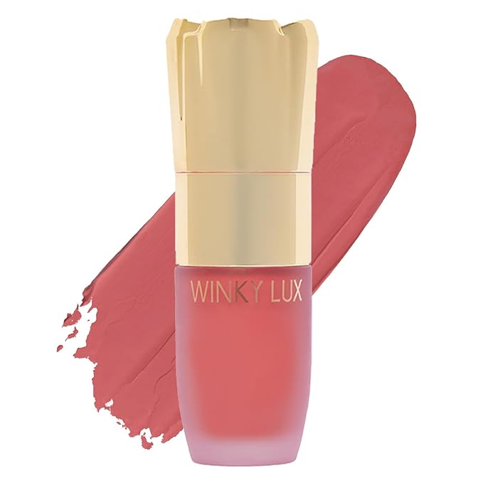 Winky Lux Cheeky Rose Liquid Blush, Gel-Cream Blush with Buildable Color, Lightweight Velvet Finish for Long Lasting Color, Neutral Rose, Queen
