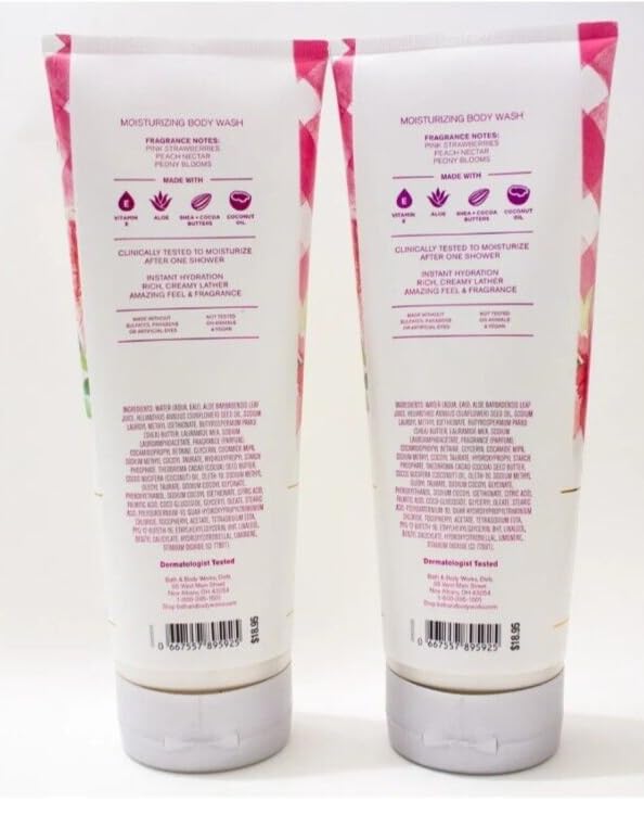 Bath & Body Works Gingham Gorgeous Moisturizing Body Wash 10 oz (Gingham Gorgeous)