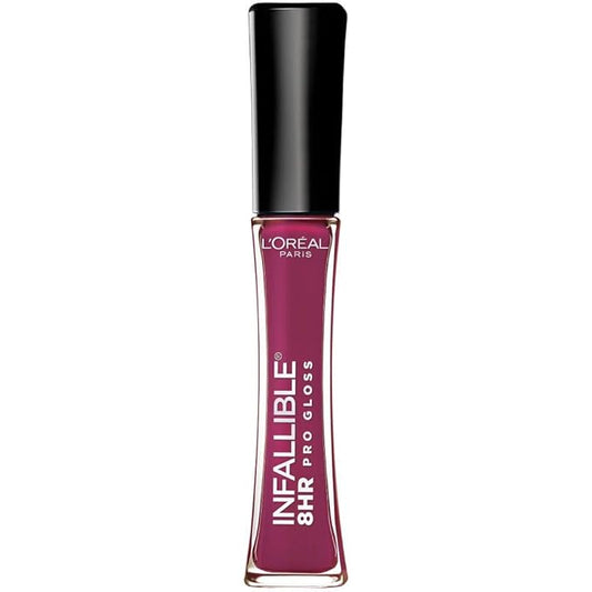 L’Oreal Paris Makeup Infallible 8 Hour Hydrating Lip Gloss, Undeniable Mauve, 0.21 Fl Oz