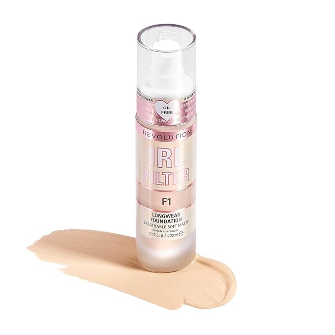 Revolution Beauty, IRL Filter Longwear Foundation, Soft &