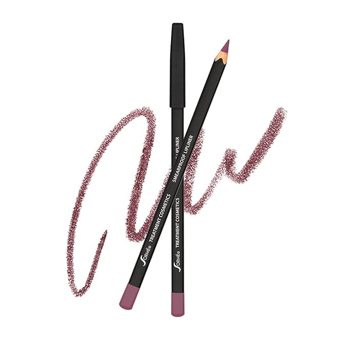 Sorme Waterproof Lip Liner - Non-splintering Smearproof Lip Liner - Revitalizing with Lecithin, Vitamins C and E