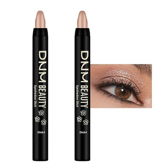 evpct 2Pcs Cream Eyeshadow Sticks Set for Eyes Waterproof, Sand Shimmer Matte Eye shadow Stick Pencil Pen Bulk sombras en crema para ojos 25+25