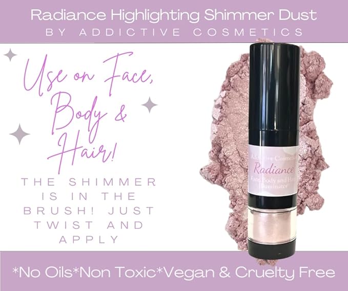 Face, Body and Hair Highlighters (1, RADIANCE, Pump Pump Brush)