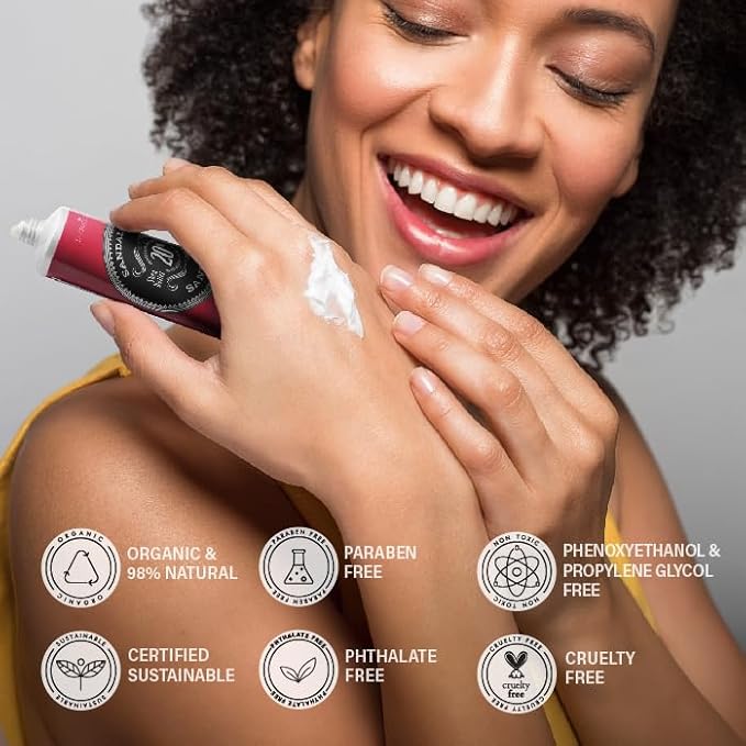 La Chatelaine 20% Shea Butter Hand Cream Travel Size, Men, Unisex, Organic Argan Oil, Moisturizing, Nourishing, Extra-Rich Hand Lotion, Made in France, Paraben Free, 1 oz / 30ml (Sandalwood)