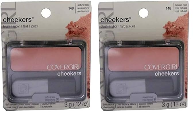 COVERGIRL Cheekers Blendable Powder Blush Natural Twinkle.12 oz, 1 Count (Pack of 2)