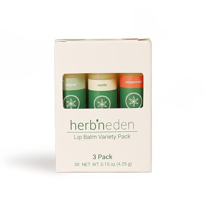 Herb’N Eden Lip Balm Variety Pack of 3