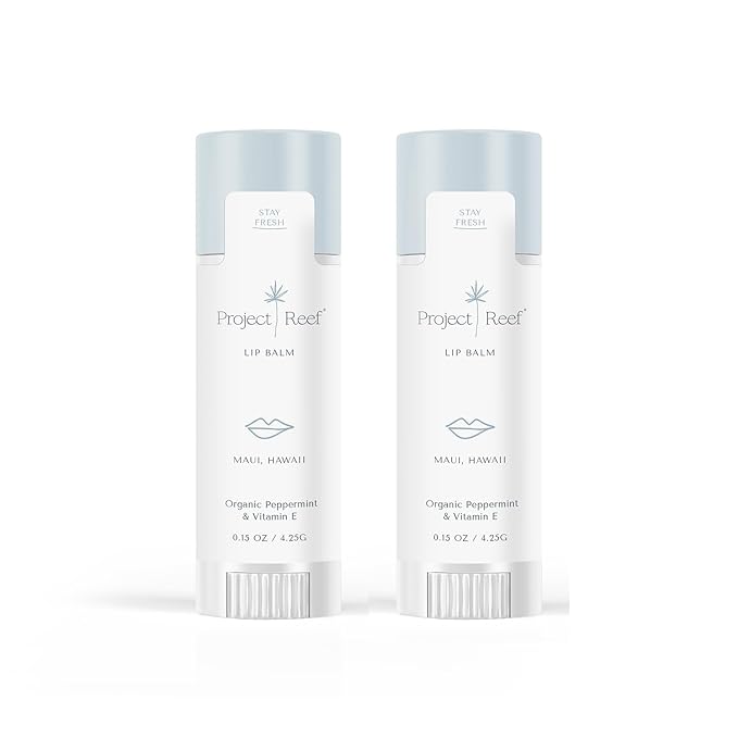 Cooling Lip Balm w/Organic Peppermint, Shea