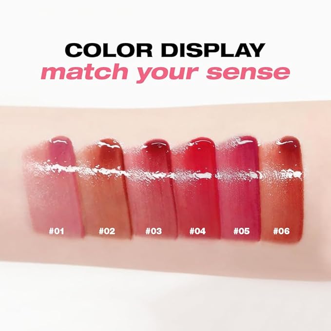 LANGMANNI Lip Oil Tint | Hydrating & Long-Lasting Lip Stain | Moisturizing And High Gloss Makeup,Non-Sticky Lip Stain For Watery And Silky Smooth Lips(#1 Soft Petal Pink)