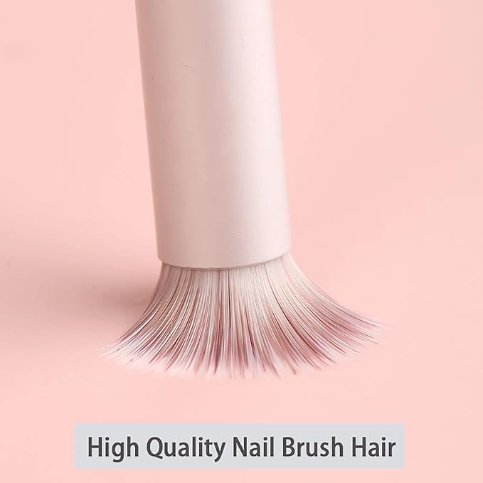 6pieces ombre nail brush wood
