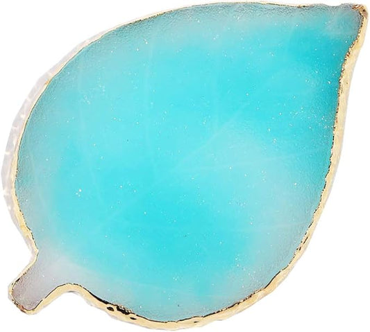 1 Pcs Leaf Resin Nail Art Palette Painting