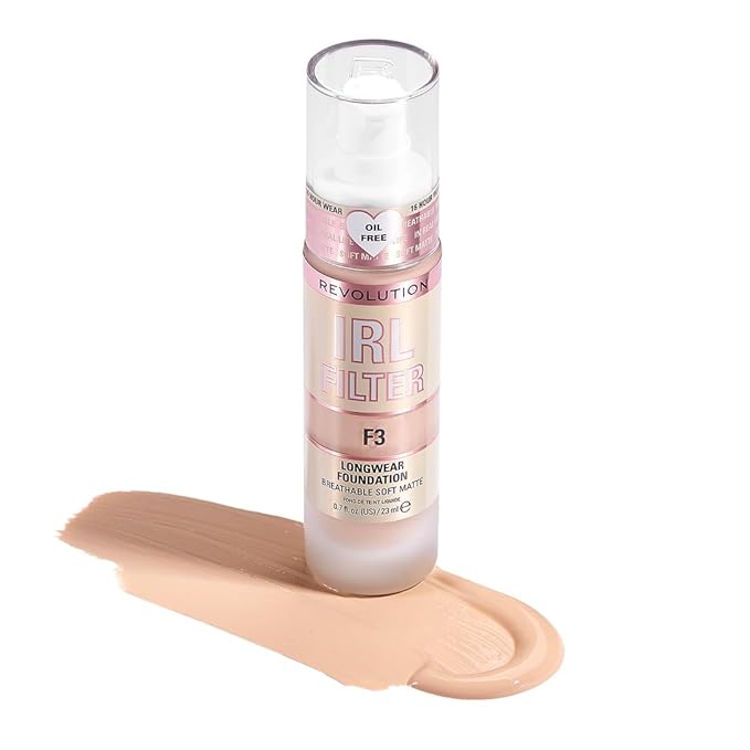 Revolution Beauty, IRL Filter Longwear Foundation, Soft &