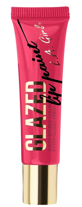 L.A. Girl Glazed Lip Paint, Tease, 0.4 Ounce Girl