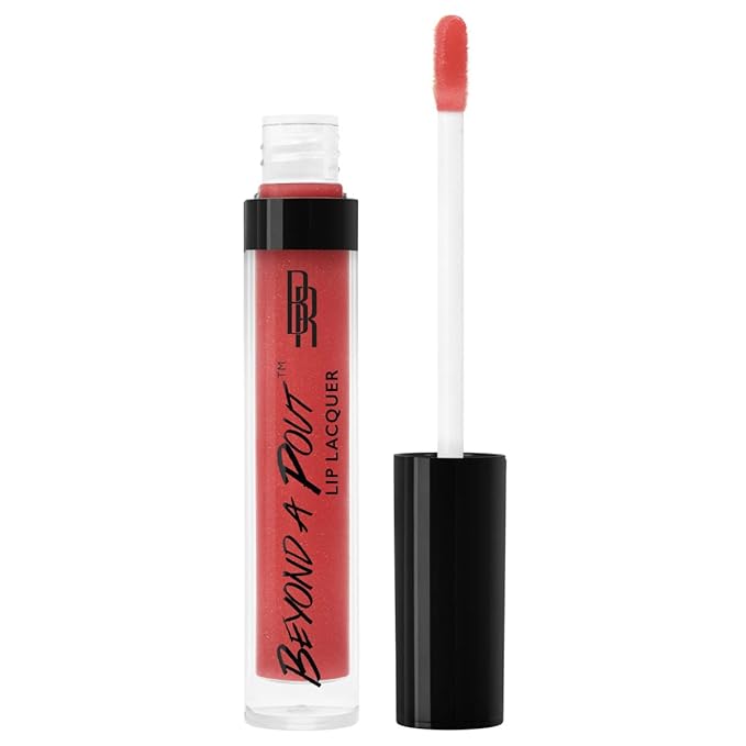 Black Radiance Beyond A Pout Lip Lacquer Lip Gloss, Hot Sauce