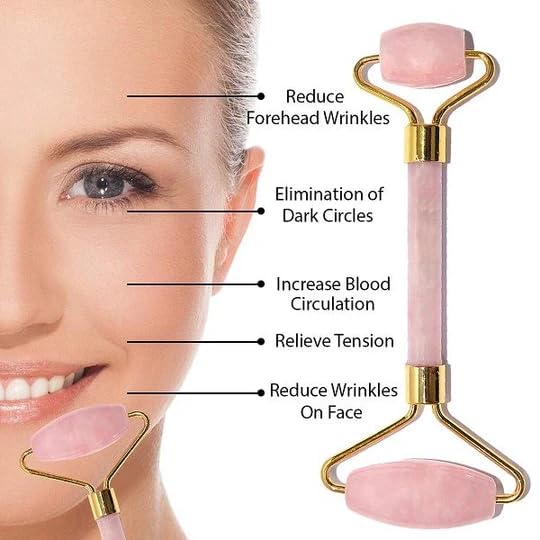 Rose Quartz Roller and Gua sha Anti-aging