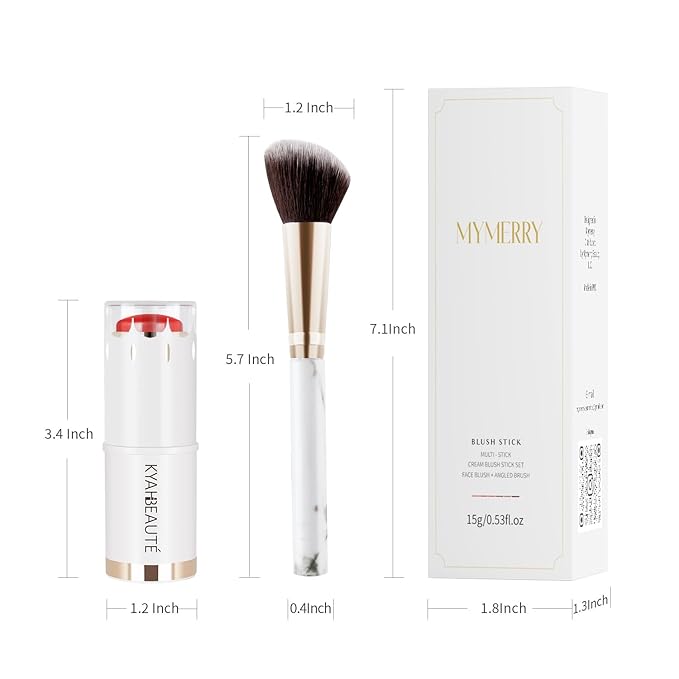 Blush Stick, Cream Blush for Cheeks and Lip