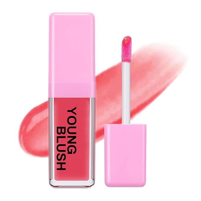 Mysense Tinted Blush Oil, Pink Liquid Blush for 02 Pink