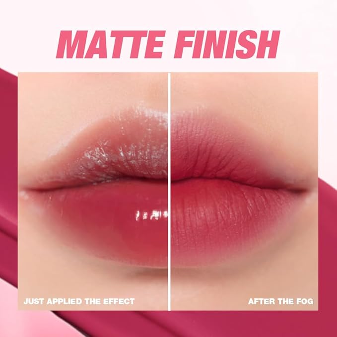 LANGMANNI Lip Oil Tint | Hydrating & Long-Lasting Lip Stain | Moisturizing And High Gloss Makeup,Non-Sticky Lip Stain For Watery And Silky Smooth Lips(#5+#6)