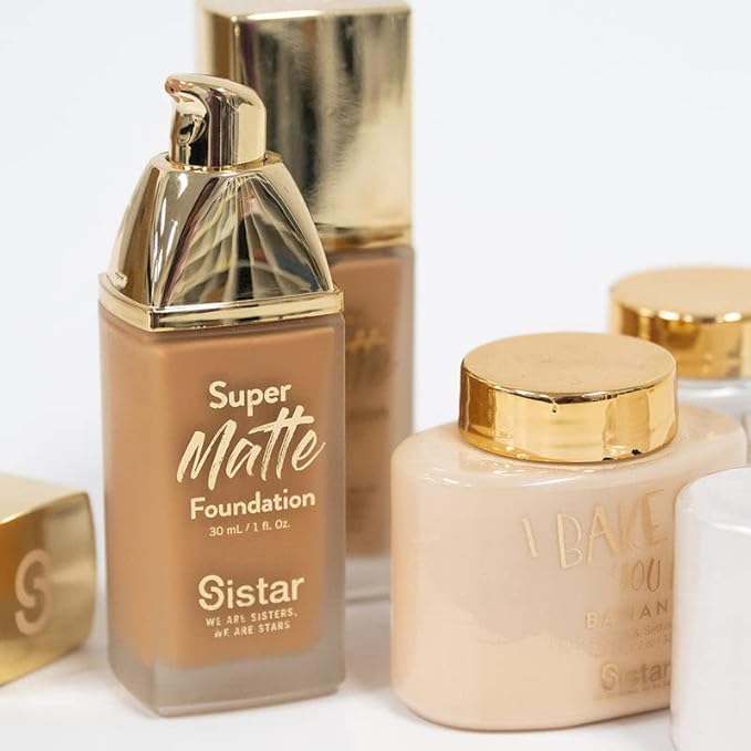 Sistar Super Matte Foundation Perfecting Liquid Foundation Full oz. (Sienna) 30 mL