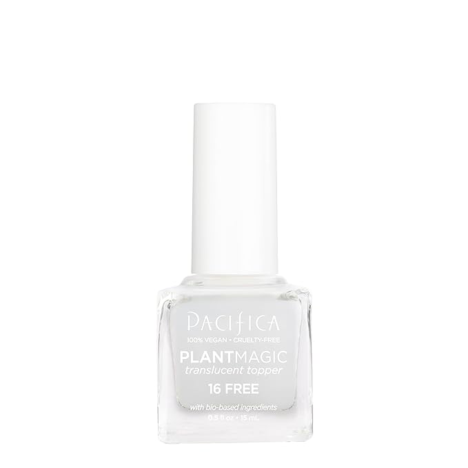 Pacifica Natural Nail Polish – Plant Magic Translucent Pearl White Nail Polish - Plant Based, Non-Toxic & Clinically Tested - Lasting Colors, Chip-Resistant, Clean Beauty, Dermatologist Approved Matte