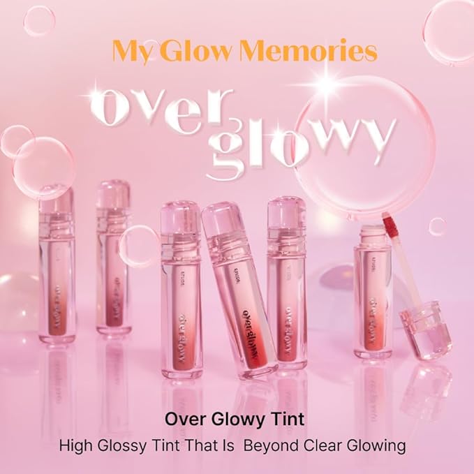 ETUDE Over Glowy Tint #3 DDORI Apple Red Glowy