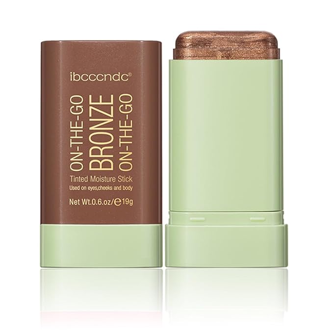 Multi-Use Makeup Blush Stick, Tinted Solid Moisturizer On-the-Go Beach Glow)