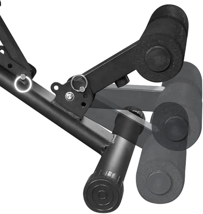 Gymenist Exercise Bench Adjustable Foldable Compact Workout Weight (FOLD-110B)