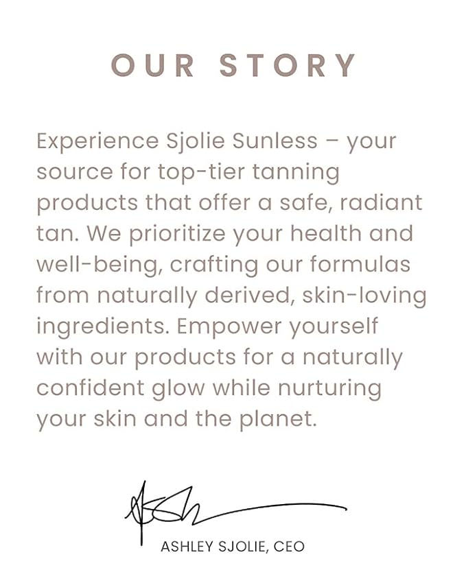 SJOLIE Spray Tan Solution - No. 6 - Light Hydrating Tanning Solution | Sunless Tanner for an All Natural, Sun-Kissed Glow (8oz)