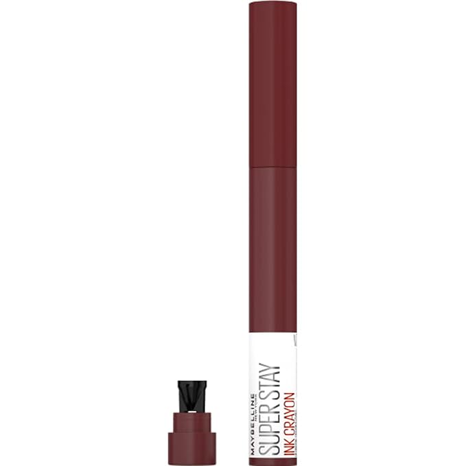 Maybelline Super Stay Ink Crayon Matte Longwear Lipstick Makeup, 165 Drive The Future, 0.04 oz