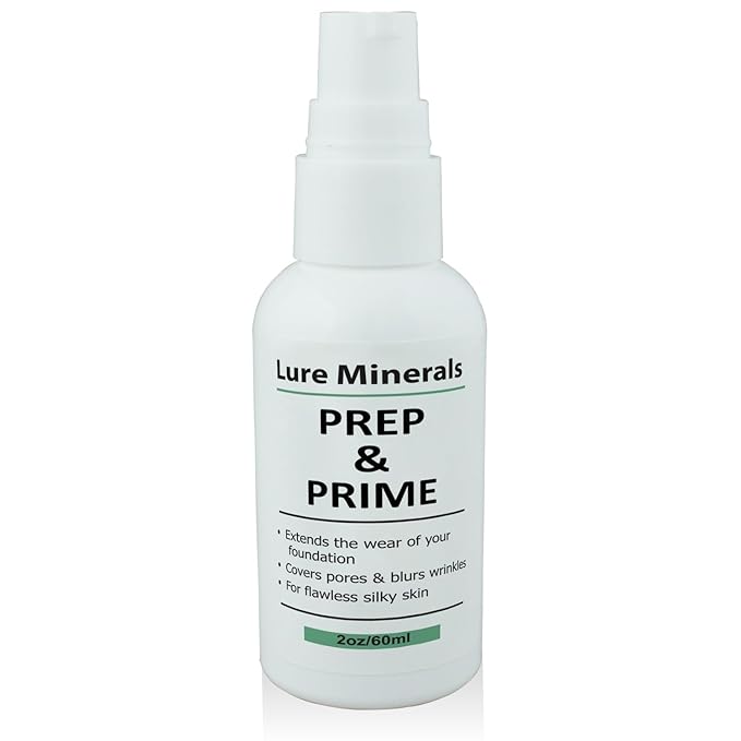 Lure Minerals Prep and Prime Foundation Primer, 2oz 2oz