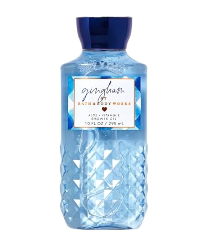 Bath and Body Works Gingham Shower Gel 10 ounce Full Size