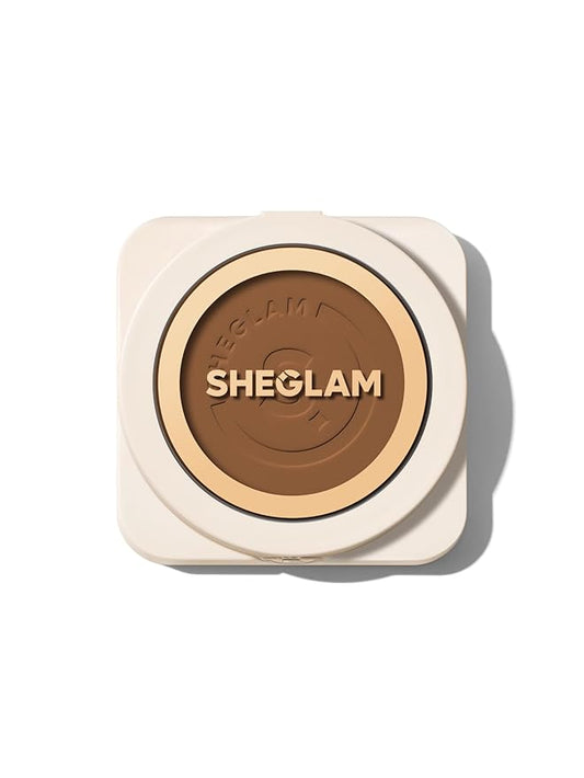 SHEGLAM SKin-Focus Full Coverage Powder Foundation Oil-Control Lightweight