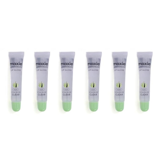 Maxie by Plantico Beauty Clear Lip Polish bulk (12 Pieces) CLEAR/ALOE (ALOE, 6 PCS)
