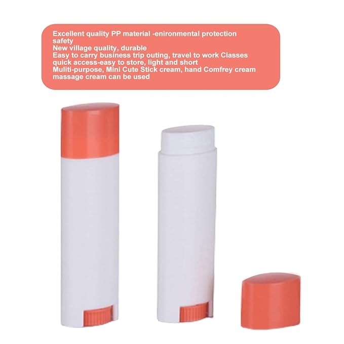 5ml 100Pcs Empty Oval Deodorant Lip balm,DIY