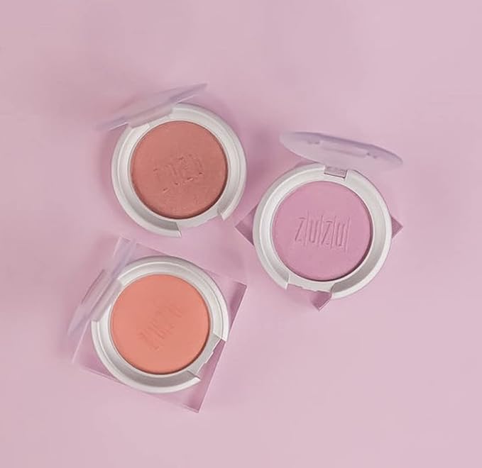 ZUZU LUXE Mineral Blush (Samba - Light Bronze/Warm Shimmer), Natural, Paraben Free, Vegan, Gluten-free, Cruelty-free, Non GMO, 0.1 oz