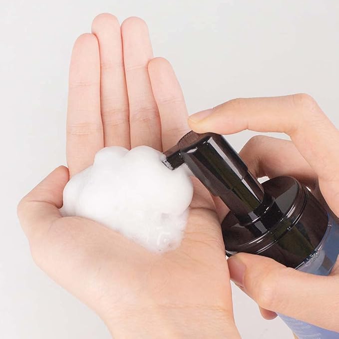 SURMEDIC Azulene Moisturizing Soothing Mousse Toner, Hydrating, Glowing, Calming Bubble Toner for Sensitive, Dry, Dull Skin, Korean Skin Care 3.71 oz / 110ml