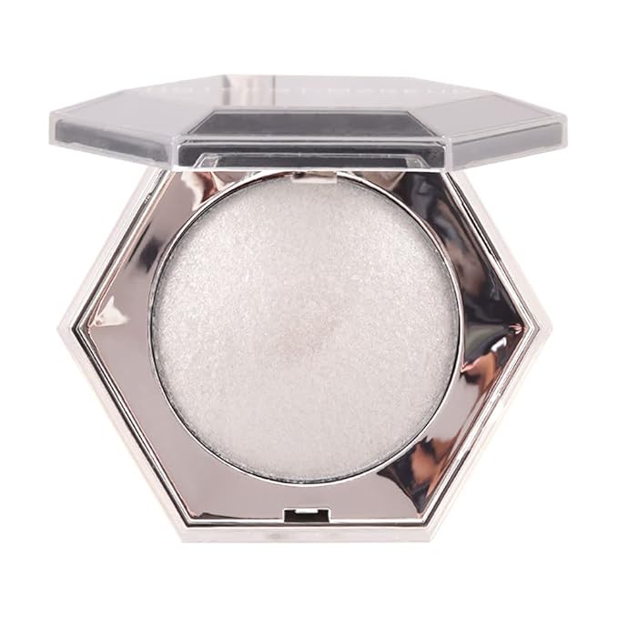 evpct Pearl White Silver Face Highlighter Makeup Shimmer