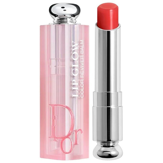 Dior Addict Natural Glow Color Reviving Lip Balm SPF 10, 033 Coral Pink, 0.11 Ounce