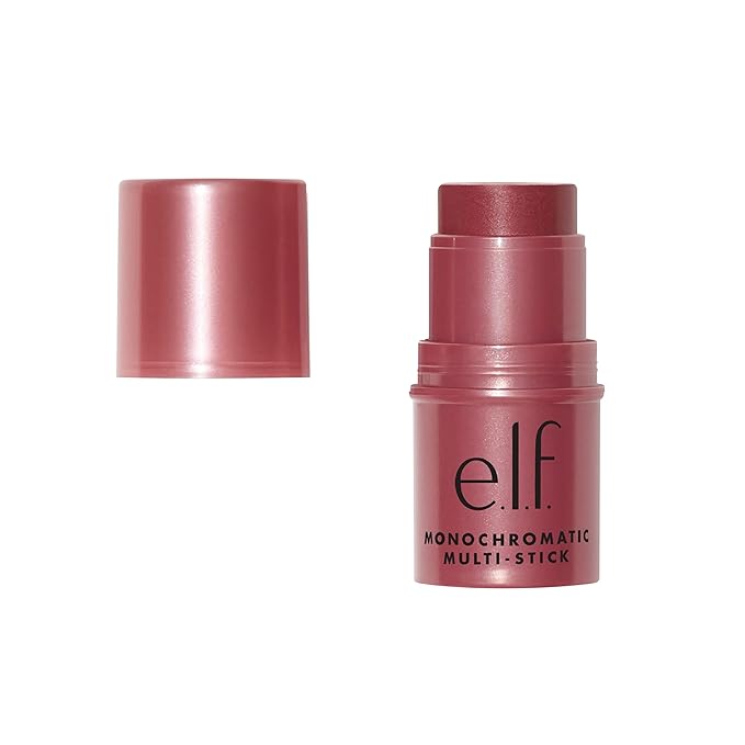 e.l.f. Monochromatic Multi Stick, Luxuriously Creamy & Blendable Berry, (4.4g) 0.155 Oz