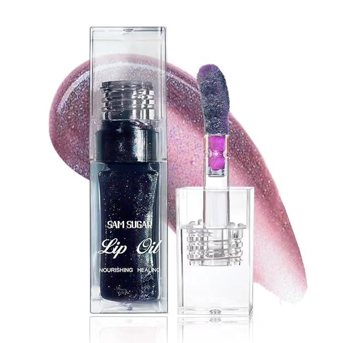 Magic Color Changing Lip Oil,Long Lasting Moisturizing Cosmetic Lip