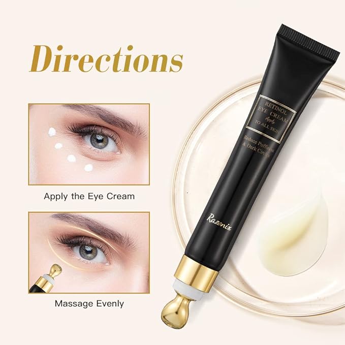 Retinol eye cream for dark