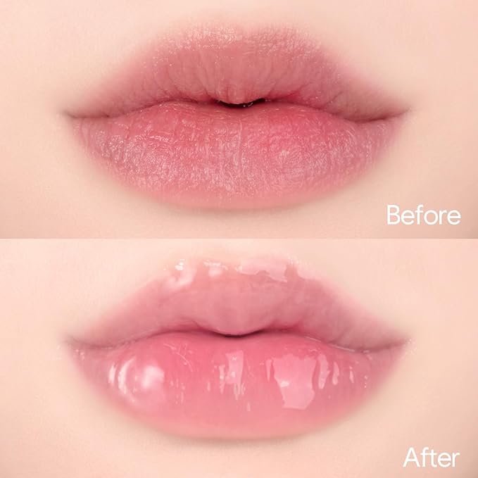 Crystal Dewy Lip Gloss | Lightweight & Non-Sticky | High-Shine & Long-Lasting | Hydrating Korean Lip Care Gloss | 0.17 oz. (01 PINK DOLPHIN)