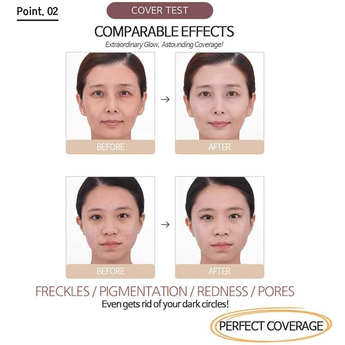 Miba SEASON 2 Full Coverage Big Cushion Foundation