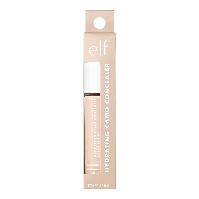 e.l.f. Hydrating Camo Concealer, Lightweight, Full Coverage, Long Fl Oz