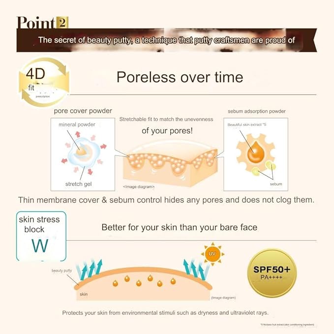 Pore Pate Shokunin Mineral BB Cream Enrich Moist of 1) 30g