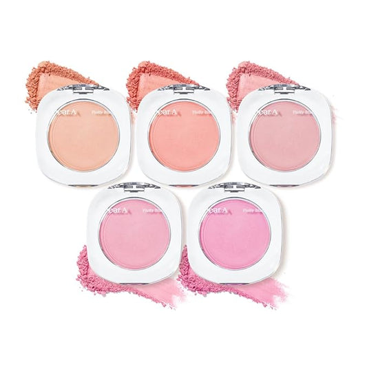 Dr.Althea Dear.A Fluffy Blush -An airy, long-lasting pressed Apricot Cream)