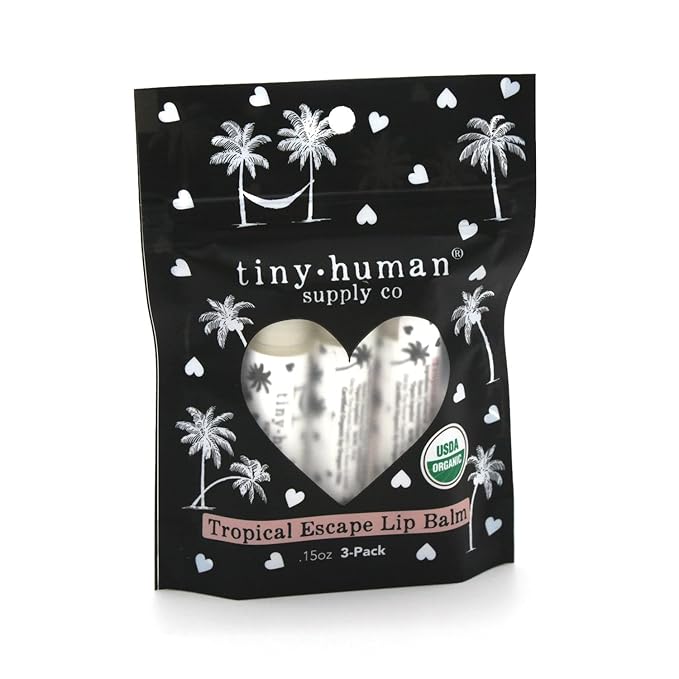 Organic Lip Balm 3 pack, Made