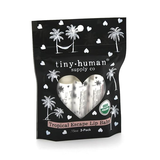 Organic Lip Balm 3 pack, Made